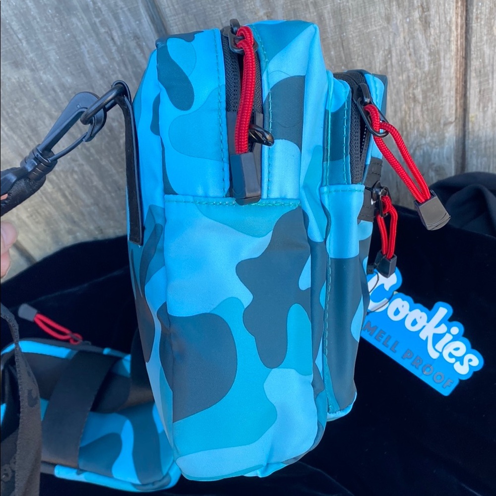New Cookies Charter Shoulder Bag with Removable Phone Case 3 Pockets Smell Proof - Picture 9 of 13